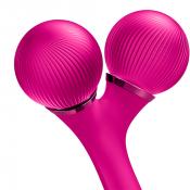 GESKE Sonic Facial and Body Roller 4 in 1 – Dispozitiv Profesional pentru Îngrijirea Feței și Corpului, Magenta | German Beauty Tech