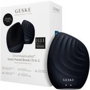 GESKE Sonic Facial Brush 5 in 1 – Aparat Sonic pentru Curățarea Tenului, Negru | German Beauty Tech