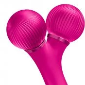 GESKE Sonic Facial Roller 4 in 1 – Dispozitiv Sonic Profesional pentru Tonifierea Feței, Magenta | German Beauty Tech