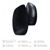 Sonic Thermo Facial Brush 6 in 1 Aparat Sonic Pentru Curatarea Tenului Black