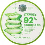 Nature Republic Soothing & Moisture – Gel de Corp Calmant cu Aloe Vera 92% pentru Piele Sensibilă, 300 ml