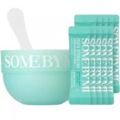 SOME BY MI Spirulina PDRN Soothing Sherbet Mask - masca de fata formulata cu spirulina si PHA, care contribuie la calmarea pielii incalzite si predispusa la roseata si la metinerea confortului cutanat - 1 gr x 10 buc