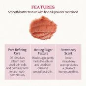 SKINFOOD Strawberry Sugar Masca exfolianta cu extract de capsuni - Curatare pori si luminozitate ten, 120 gr