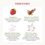 SKINFOOD Strawberry Sugar Masca exfolianta cu extract de capsuni - Curatare pori si luminozitate ten, 120 gr