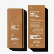ALLIES OF SKIN Sunless Glow Crema de Fata Autobronzanta SPF50 Natural - Bronz Gradual si Protectie UV, Hidratare si Luminozitate, 50 ml