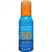 EVY Sunscreen Mousse 100 ml – Protecție solară durabilă SPF 50 pentru față și corp