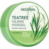 MEDIHEAL Tea Tree Calming Hydrogel - hidrogel formulat cu extract din frunze de arbore de ceai si apa din frunze de arbore de ceai, care contribuie la calmarea pielii iritate si la metinerea senzatiei de confort - 300 gr