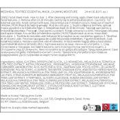 MEDIHEAL Teatree Essential Sheet Mask Calming Moisture - masca de fata tip servetel imbibata cu esenta formulata cu arbore de ceai si 4-terpineol, care contribuie la calmarea pielii si la metinerea hidratarii - 24 ml