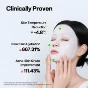 MEDIHEAL Teatree Wrapping Serum Mask Calming Hydra, 25 ml - Masca de fata formulata cu arbore de ceai si acid hialuronic, care contribuie la calmarea pielii si la metinerea hidratarii