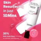 COSRX The AHA BHA PHA LHA 35 Peel, 30 ml - exfoliant formulat cu AHA si BHA, care contribuie la indepartarea celulelor moarte si la curatarea porilor incarcati