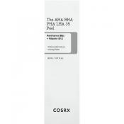 COSRX The AHA BHA PHA LHA 35 Peel, 30 ml - exfoliant formulat cu AHA si BHA, care contribuie la indepartarea celulelor moarte si la curatarea porilor incarcati