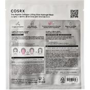 COSRX The Peptide Collagen Lifting Glow Hydrogel Mask, 34 gr - masca de fata formulata cu peptide si colagen, care contribuie la efect de lifting si stralucire pentru tenul lipsit de fermitate sau vitalitate