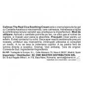 CELIMAX The Real Cica Soothing Cream, 50 ml - crema de fata formulata cu Centella Asiatica si Niacinamida, care contribuie la calmarea pielii sensibile, deshidratate, predispuse la roseata sau imperfectiuni si la metinerea confortului pielii afectate de caldura, iritatii sau dezechilibru