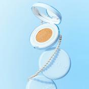 BLACK ROUGE Thin Layer Clear Cushion - fond de ten cushion cu textura lejera, finisaj semi-stralucitor si protectie solara SPF50+ PA++++, care contribuie la uniformizarea aspectului tenului si la estomparea vizibila a imperfectiunilor si la metinerea confortului pielii - 14 gr - 21C Clear