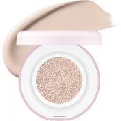 BLACK ROUGE Thin Layer Veiled Cushion - fond de ten tip cushion cu textura fina, semi-mata, care ofera protectie solara ridicata SPF 50+/PA++++, acoperire construibila si un efect de estompare a porilor si imperfectiunilor, pentru un aspect neted si uniform - 21V Veil