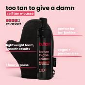 B.tan Too Tan to Give a Damn Spuma Autobronzanta cu actiune rapida - Bronz Intens si Hidratare Uniforma, 200 ml