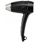GHD Flight Uscator de Par pentru Calatorie Negru - Uscare Rapida si Protectie Termica, 300g