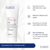 EUBOS Urea Intensive Care 10% Urea Foot Cream crema pentru picioare - hidratare si reducerea calozitatilor, 100 ml