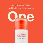 By Wishtrend UV Defense Moist Cream Crema de fata cu protectie solara SPF 50+ - Hidratare intensa si protectie completa UVA UVB, 50 gr