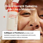 By Wishtrend UV Defense Moist Cream Crema de fata cu protectie solara SPF 50+ - Hidratare intensa si protectie completa UVA UVB, 50 gr
