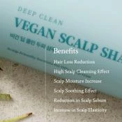 VILLAGE 11 FACTORY Vegan Deep Clean Scalp Shampoo Sampon - curatare si hidratare, 300 gr