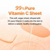 Dear Klairs Vita 10 Radiance Sheet Mask, 25 ml - masca de fata formulata cu vitamina C si acid hialuronic, care contribuie la hidratarea pielii si la uniformizarea aspectului tenului