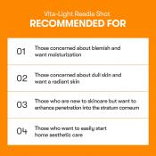 VT COSMETICS Vita-Light Reedle Shot 100 ser - luminozitate si hidratare, 50 ml