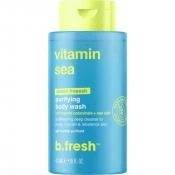B.fresh Vitamin Sea Gel de dus revigorant cu extracte marine si sare de mare - Curatare profunda si echilibrare, 473 ml