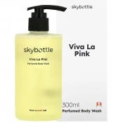 SKYBOTTLE Viva la Pink Gel de dus parfumat Grapefruit si Chihlimbar - Curatare delicata si Stralucire revitalizanta, 300 ml