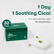 VT Cosmetics Cica Daily Soothing Mask – Mască de Față Calmanta, 30 Buc | Hidratare Zilnică și Revitalizare