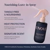UNOVE Water Ampoule Leave-In Treatment - Spray Leave-In cu Proteine si Protectie Termica - pentru toate tipurile de par, 200 ml