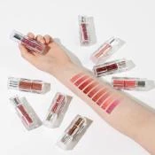 TIRTIR Waterism Glow Tint Nuantator pentru buze 06 Honey Nut - Hidratare Intensa, Stralucire Glossy si Culoare Rezistenta, 4 gr