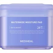 MEDIHEAL Watermide Moisture Pad - toner de fata formulat cu acid hialuronic si squalane, care contribuie la hidratarea pielii si la reducerea aspectului pielii umflate - 100 buc