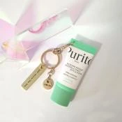 SPF TO GO - Breloc auriu premium + Purito Wonder Releaf Centella Daily Sun Lotion SPF 50+ PA++++ mini (15 ml) - editie limitata