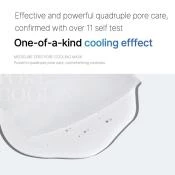 MEDICUBE Zero Pore Masca de fata racoritoare - Minimiza porii si hidratare intensa, 27 gr