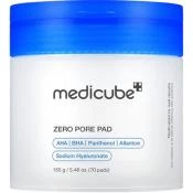 MEDICUBE Zero Pore dischete tonice pentru fata 70 buc - exfoliere delicata si reducerea porilor, 140 ml