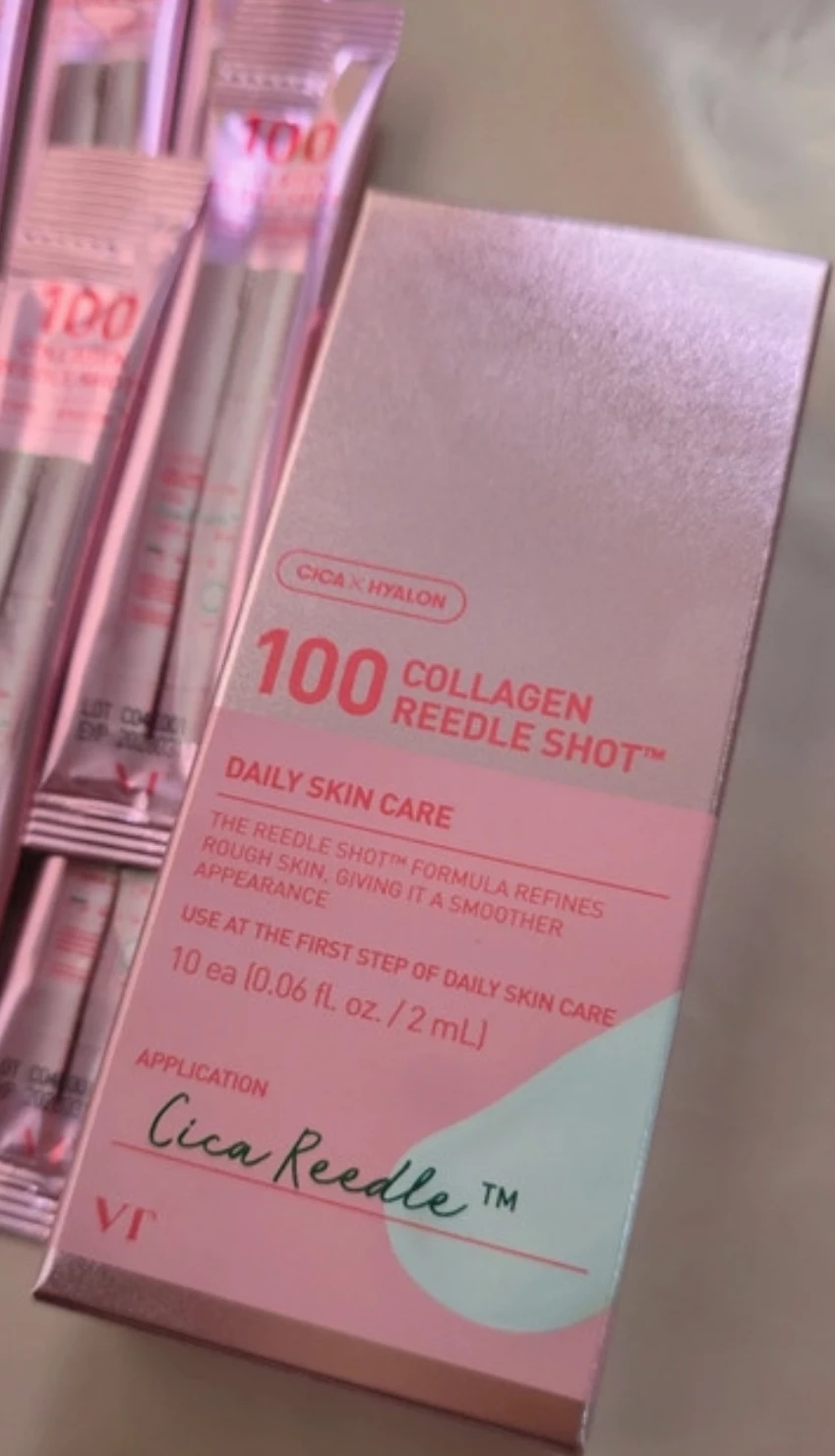 VT COSMETICS 100 Collagen Reedle Shot Ser de fata antiage 10 buc