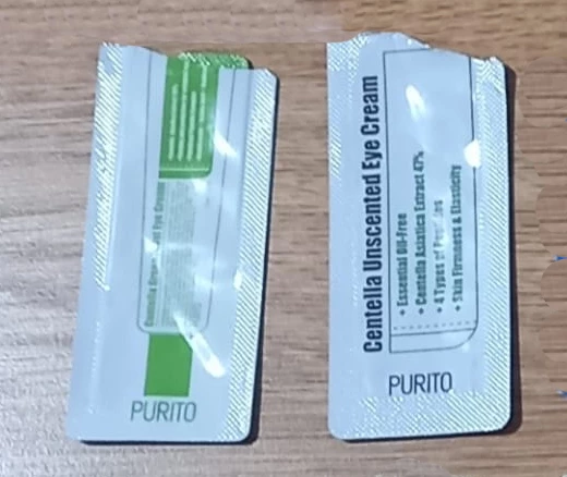 PURITO Centella Unscented Crema contur ochi fara parfum anti-rid 30 ml