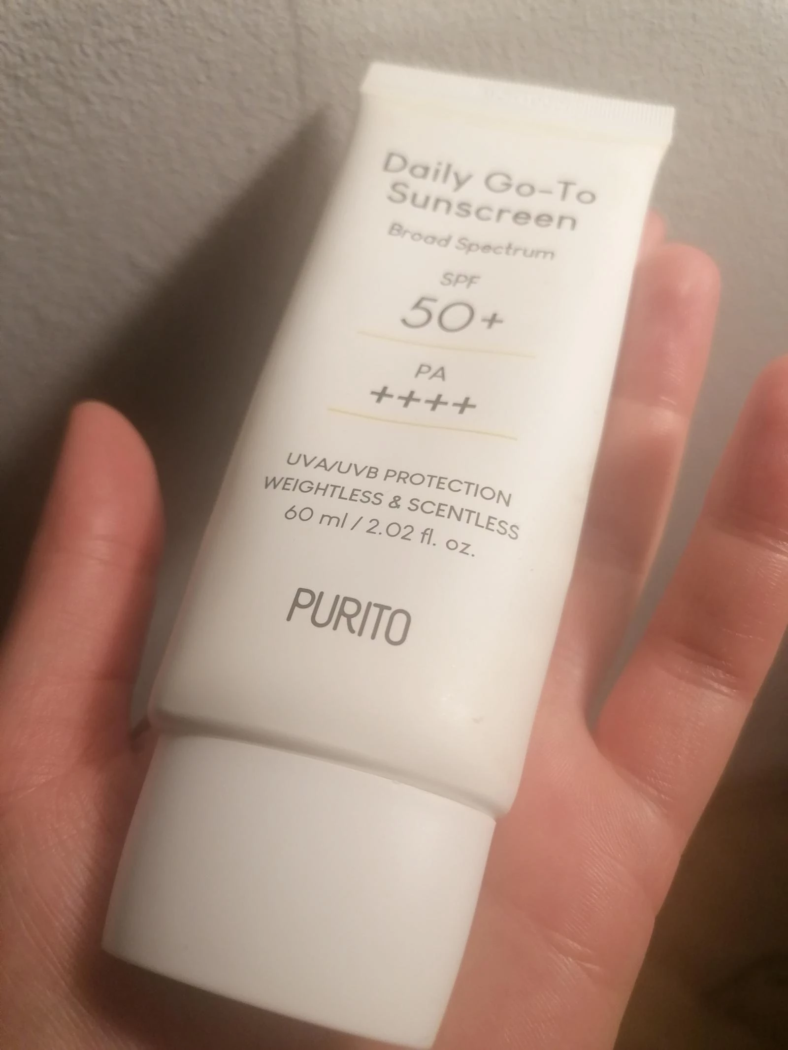 PURITO Daily Soft Touch Crema de fata cu protectie solara SPF 50 60 ml