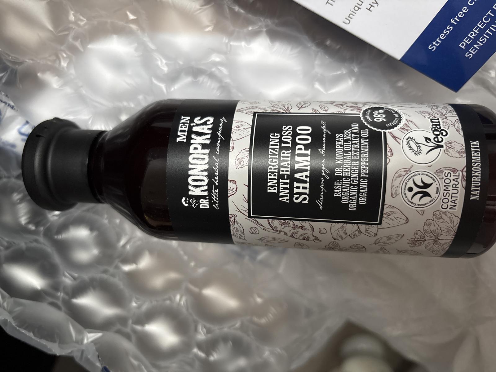 DR. KONOPKA'S LITTLE HERBAL COMPANY Men Shampoo Sampon energizant impotriva caderii parului 280 ml