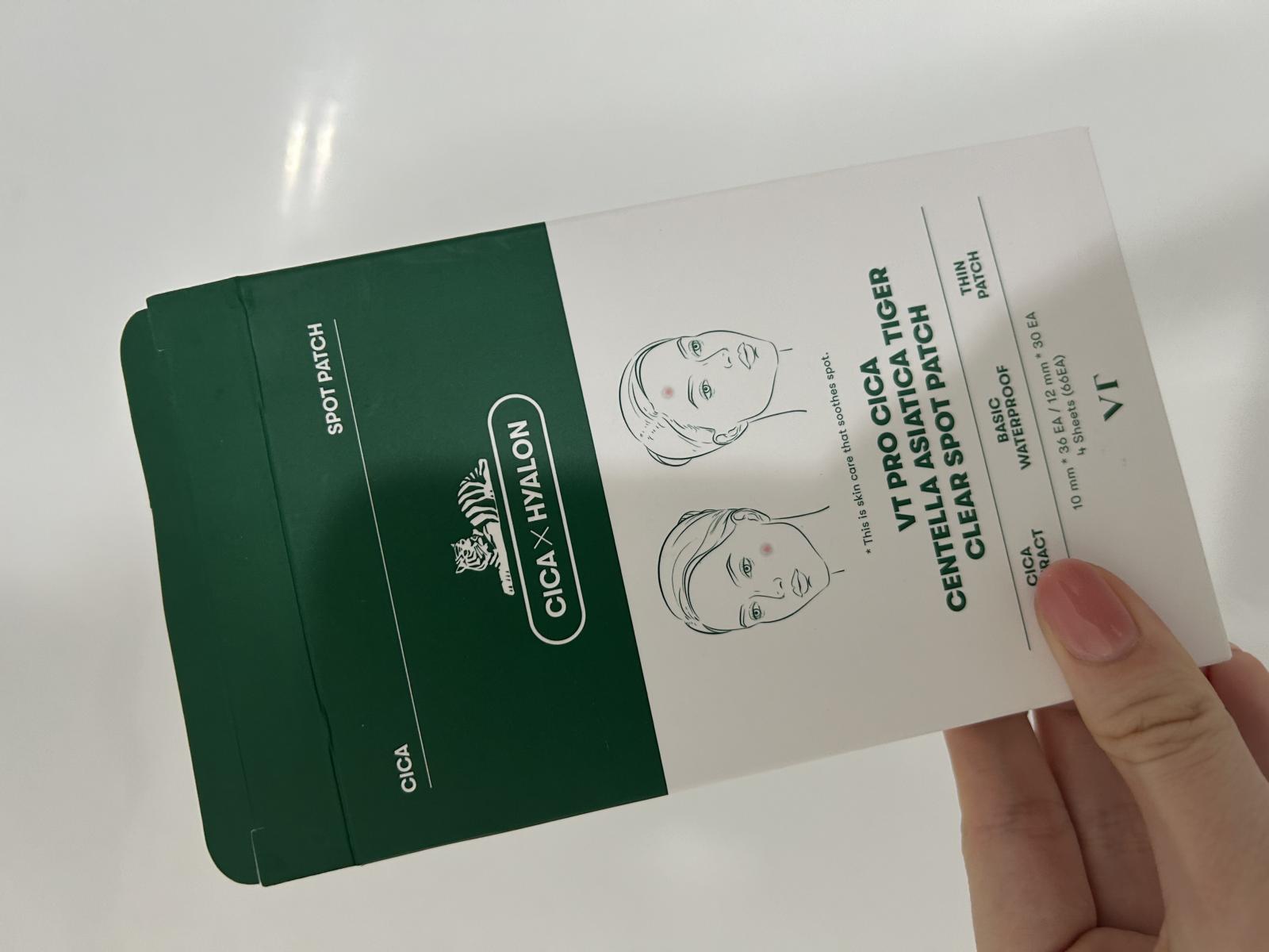 VT COSMETICS Pro Cica Centella Asiatica Tiger Clear Spot Patch Plasturi