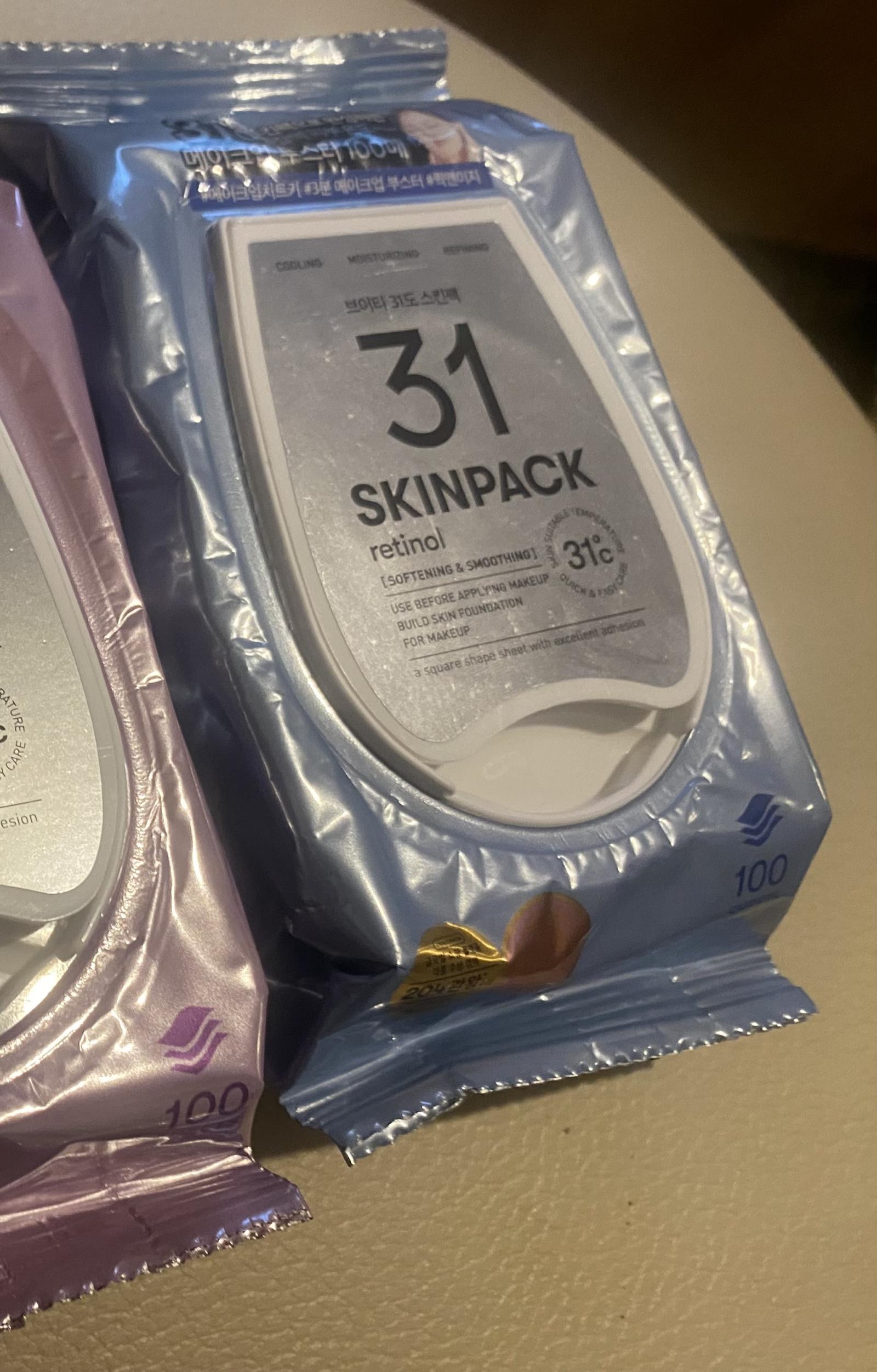 VT COSMETICS Skin Pack Sheet Mask Retinol Masca de fata 100 buc