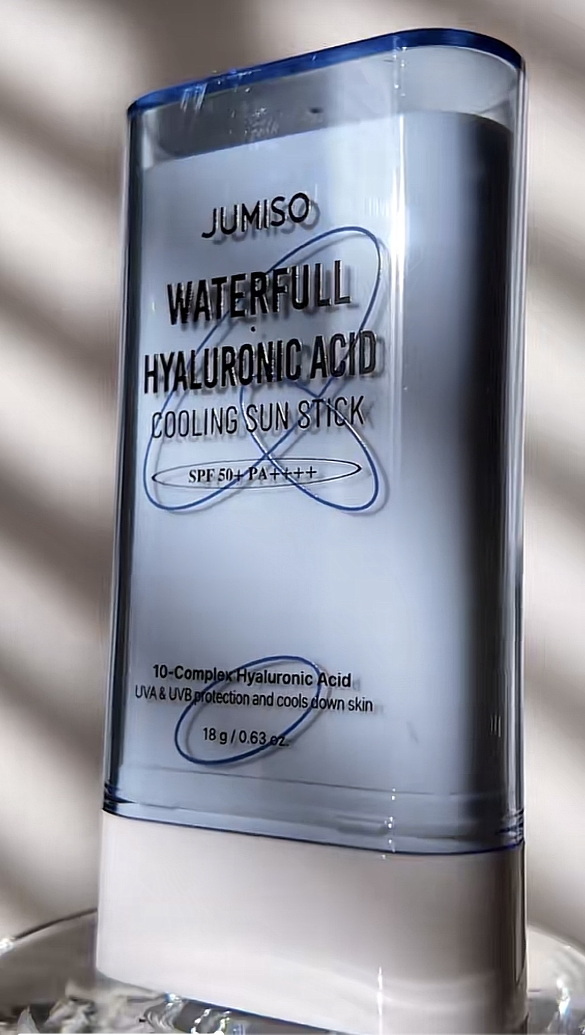 JUMISO Waterfull Hyaluronic Acid Cooling Sunstick Stick pentru fata 18 gr